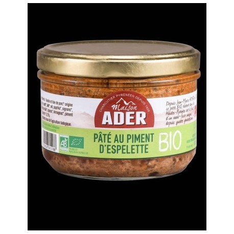 Organic espelette pepper paste