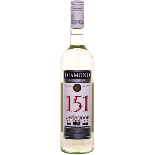 Rhum diamond reserve 151 overproof 75 cl 