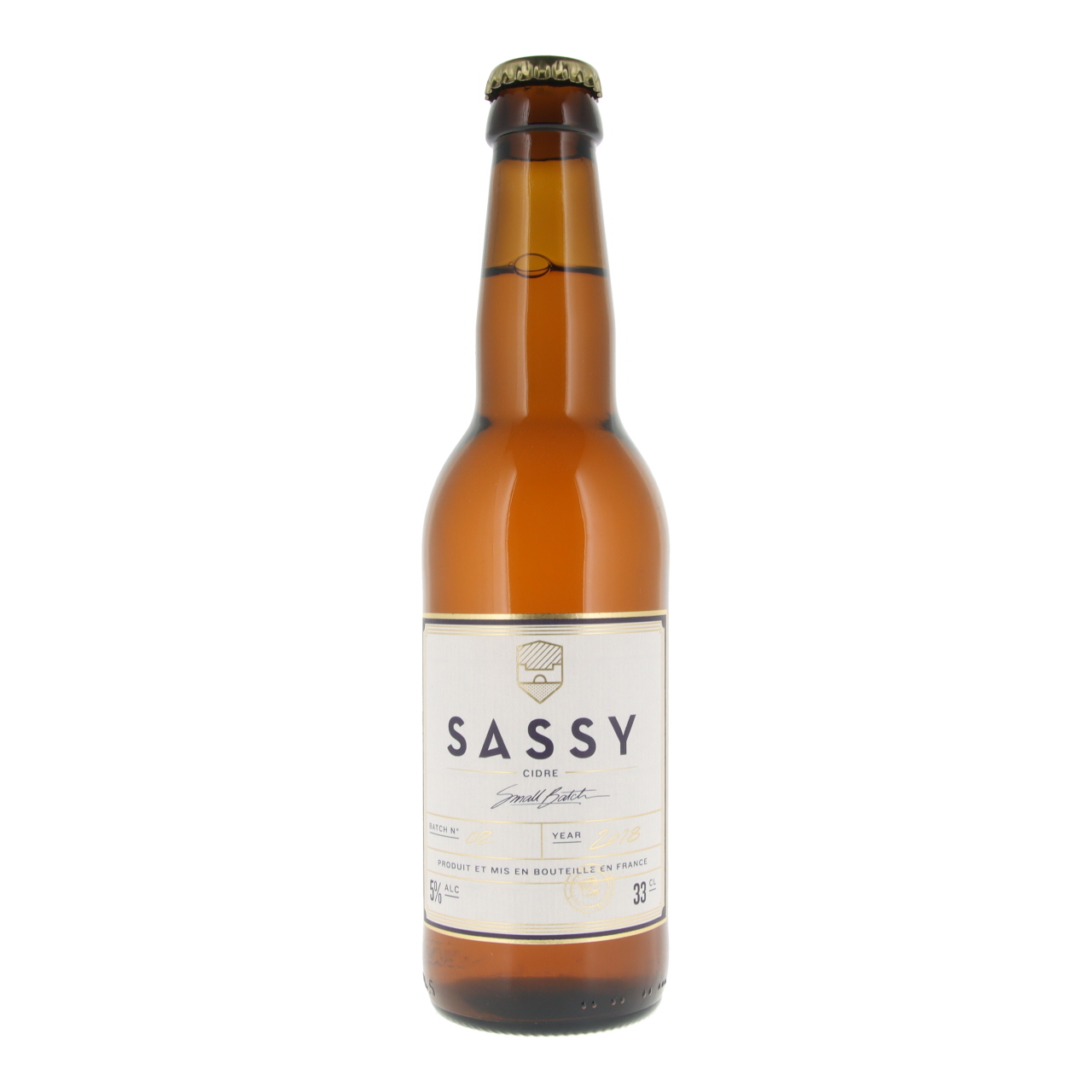 Cidre sassy extra brut small batch 12x33cl 