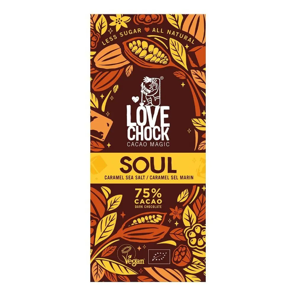 CARAMEL SEA SALT BAR 75% LOVECHOCK