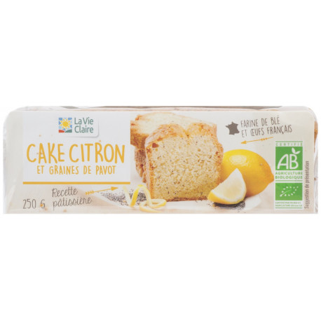 CAKE CITRON PAVOT 250 G