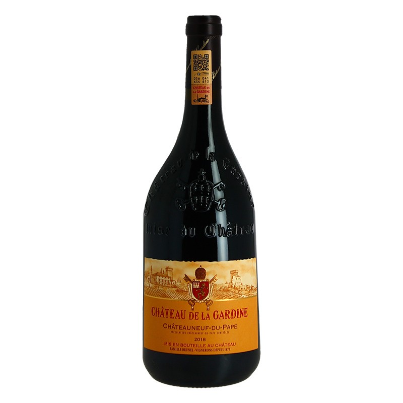 Chateauneuf du pape aop rouge 2018, chateau la gardine, 75cl