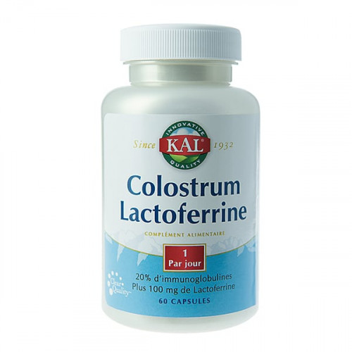 Colostrum lactoferrine 60 unités - défenses naturelles/anémie - Kal