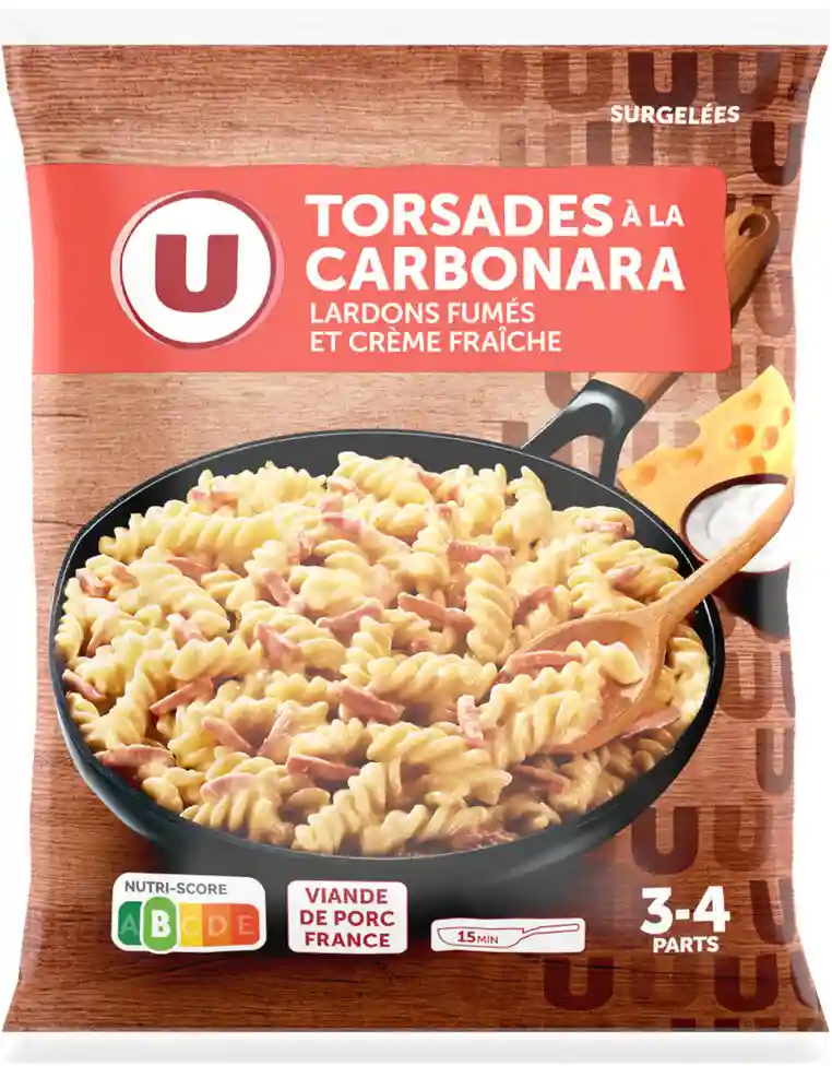 Torsades à la carbonara U