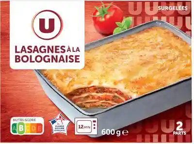 Lasagne à la bolognaise U