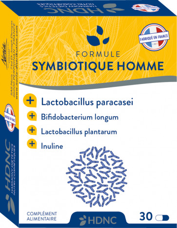 Formule symbiotique homme 30 unités - santé de la prostate - H.D.N.C