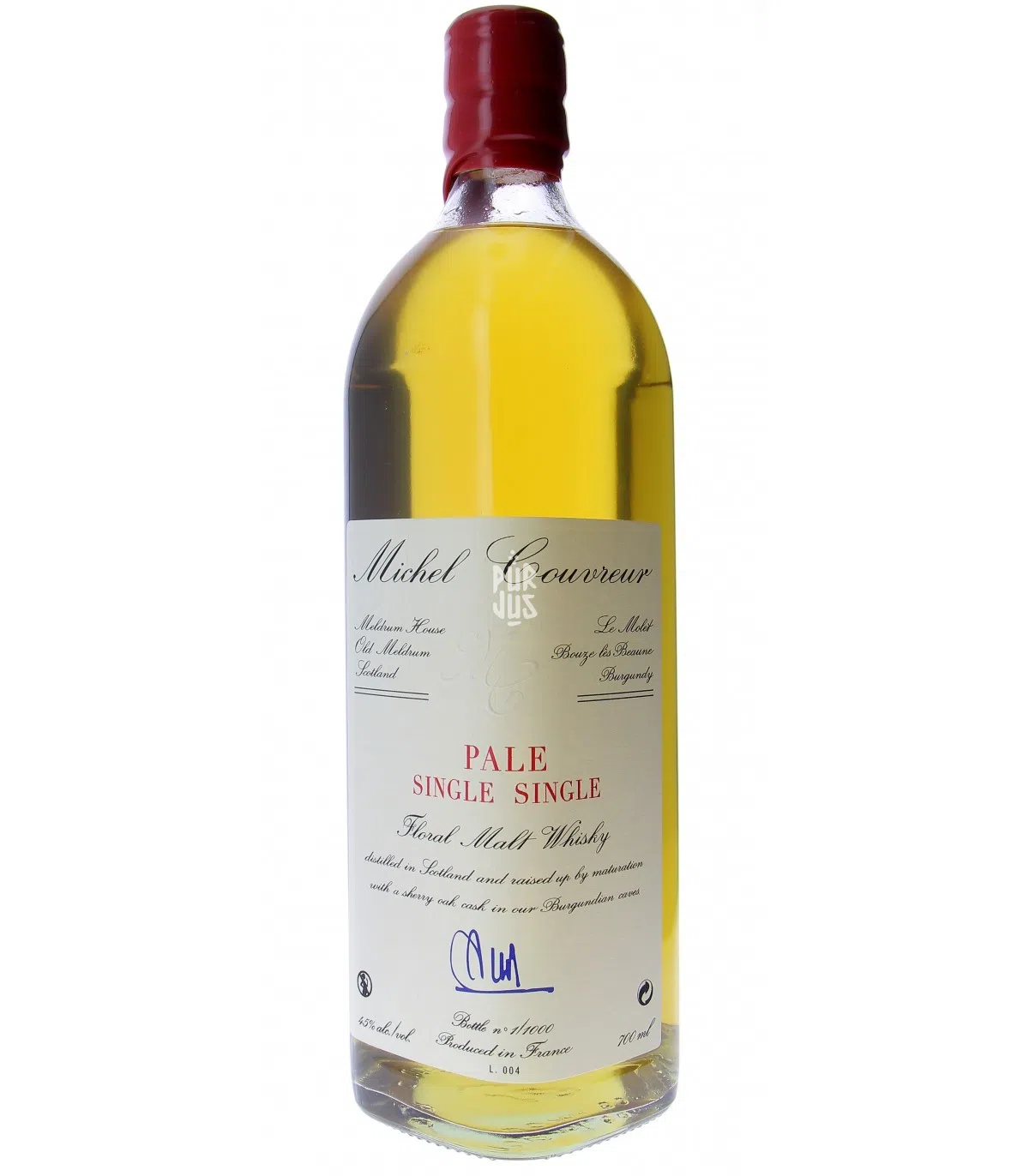 Pale Single Malt Whisky / Michel Couvreur 70cl