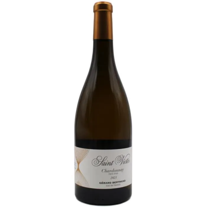 Saint victor chardonnay 2021, igp oc, gerard bertrand, 75cl 